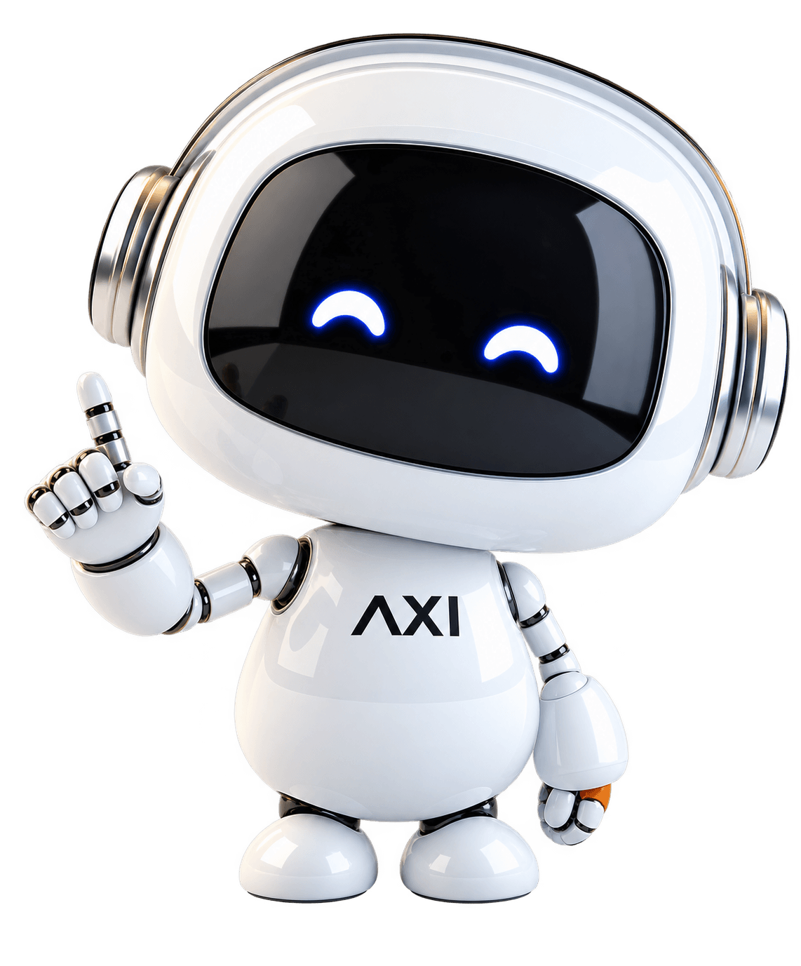 AXI, mascotte robot — idée brillante